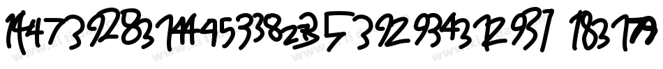 NumbersClaimcheck Re字体转换